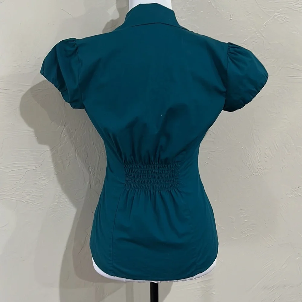 SIX DEGREE FITTED CAP SLEEVE BLOUSE … 148 - Picture 6 of 11